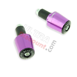 Embout de guidon Tuning violet (type7) pour Baotian BT49QT-9
