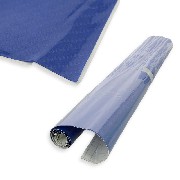 Rouleau autocollant de covering imitation carbone pour Pocket MT4 (Bleu)